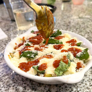 Cooking class dishes