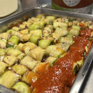 Cooking parmigiana