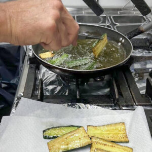 Fried zucchini