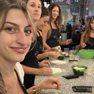 Funny cooking class